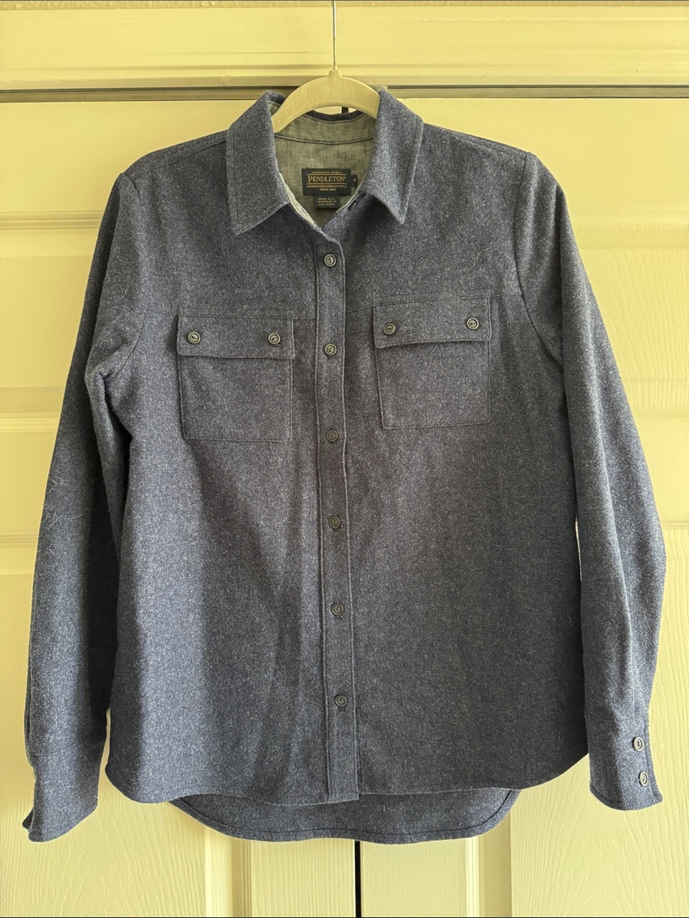 Pendleton Blue Long-Sleeve Button-Up Shirt